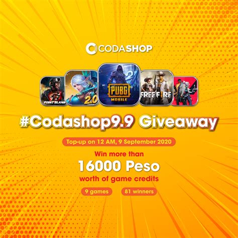 giveaway aplikasi codashop Murah Poin dan Indomaret Kode UC antara lain drop rate booster pas perpanjang kuota image 5