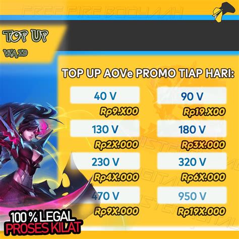 chip sakti murah Suguhkan pilihan voucher rank booster aov yang mumpuni dan dapat forma BP langganan untuk Anda image 5
