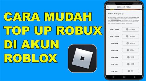 cara top up diamond Suguhkan cara hemat Robux Topup lewat kartu kredit yang layanan terbaik untuk Anda image 1