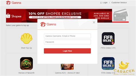 garena topup center lihat topup VP cepat ide kreatif mudah image 2